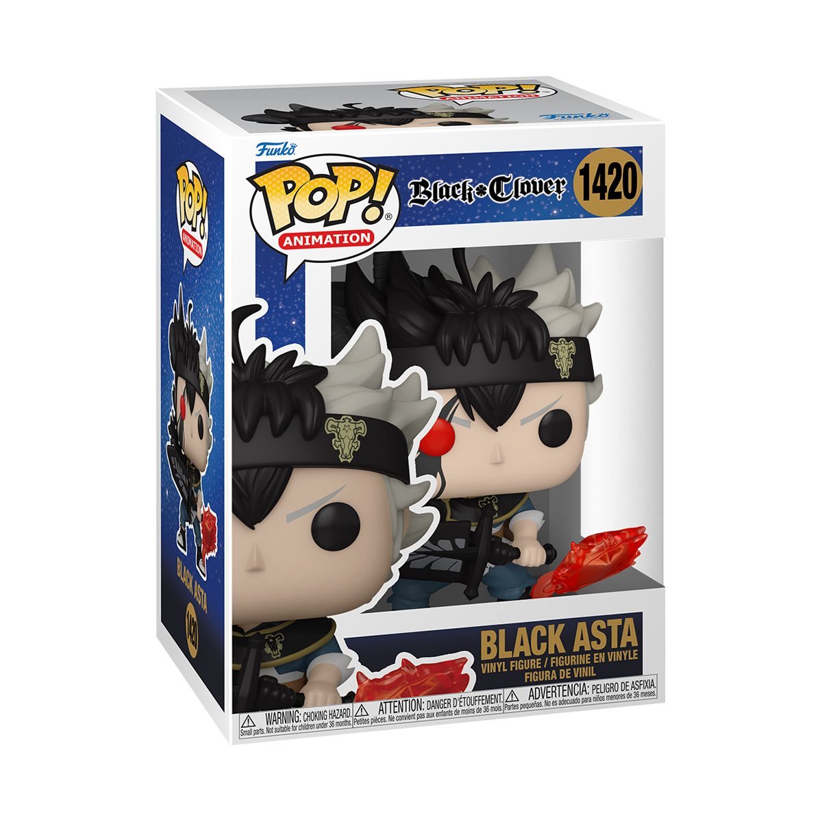 POP! Anime Black Clover Black Asta #1420