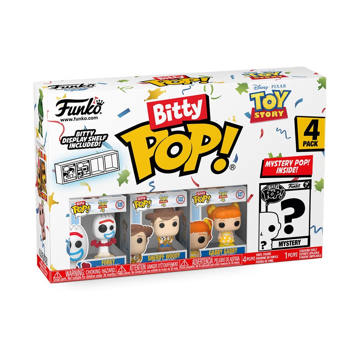 Bitty Pop Toy Story Forky 4pk