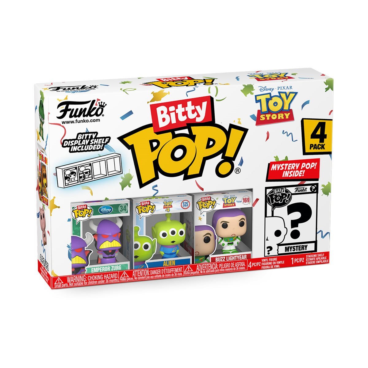 Bitty Pop Toy Story Buzz Lightyear 4pk