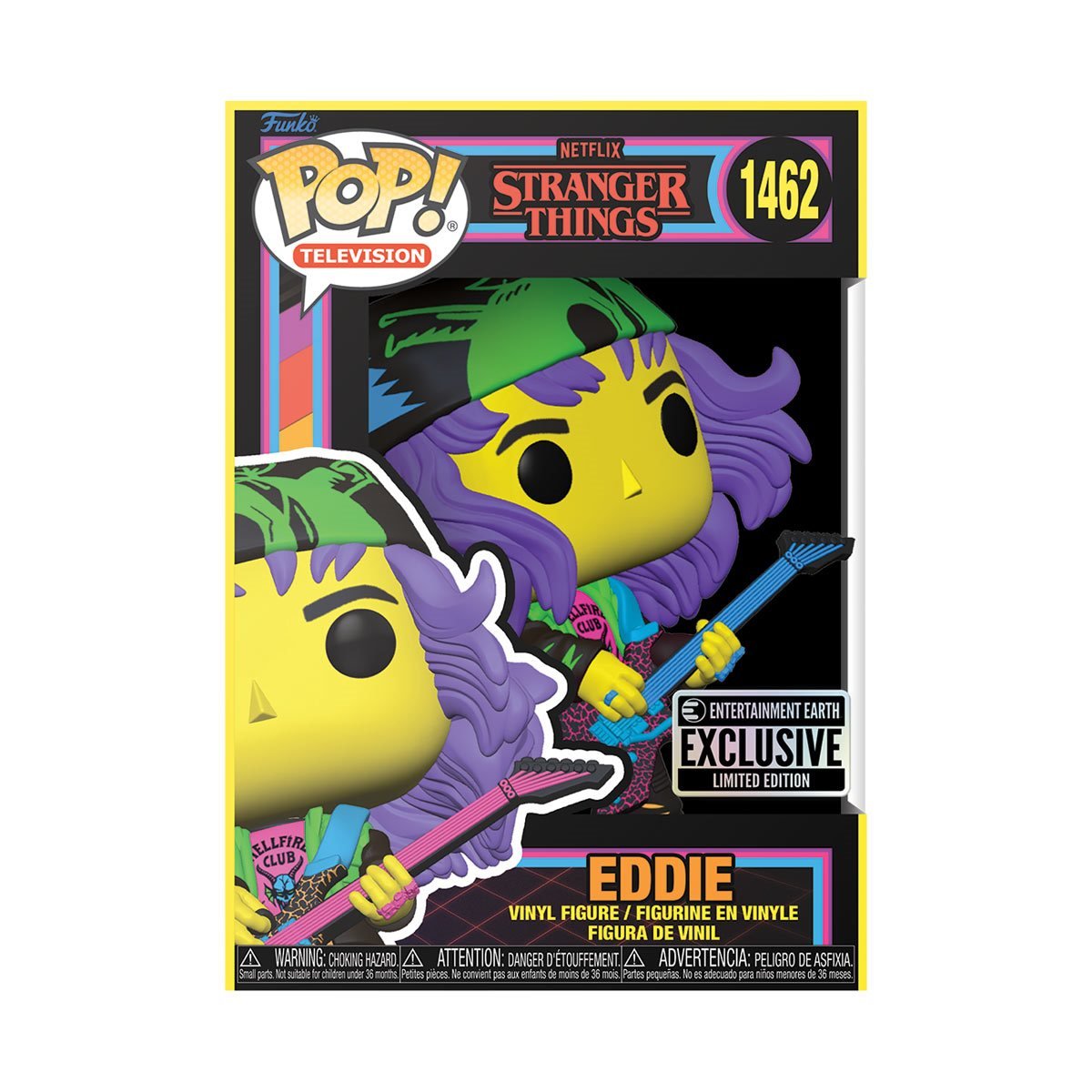 POP! TV Stranger Things Eddie (Blacklight) #1462