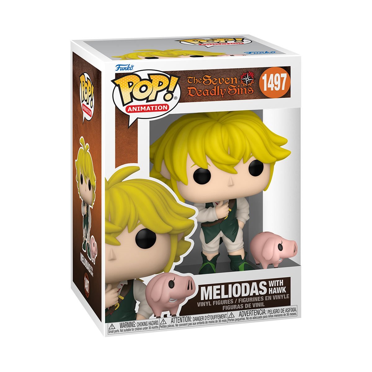 POP! Anime 7 Deadly Sins Meliodas w/Hawk #1497