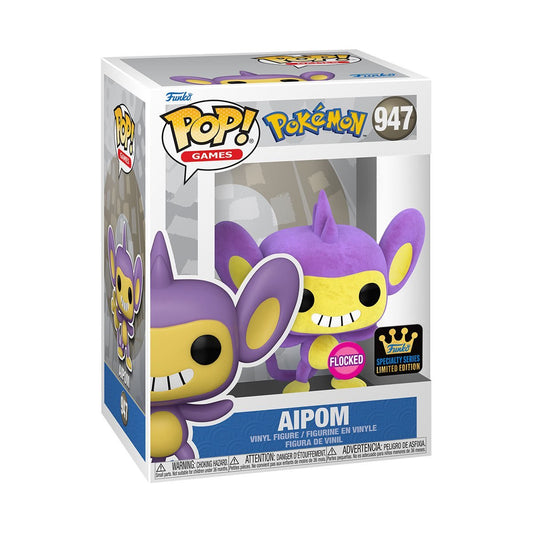 POP! Games Pokémon Aipom Flocked #947
