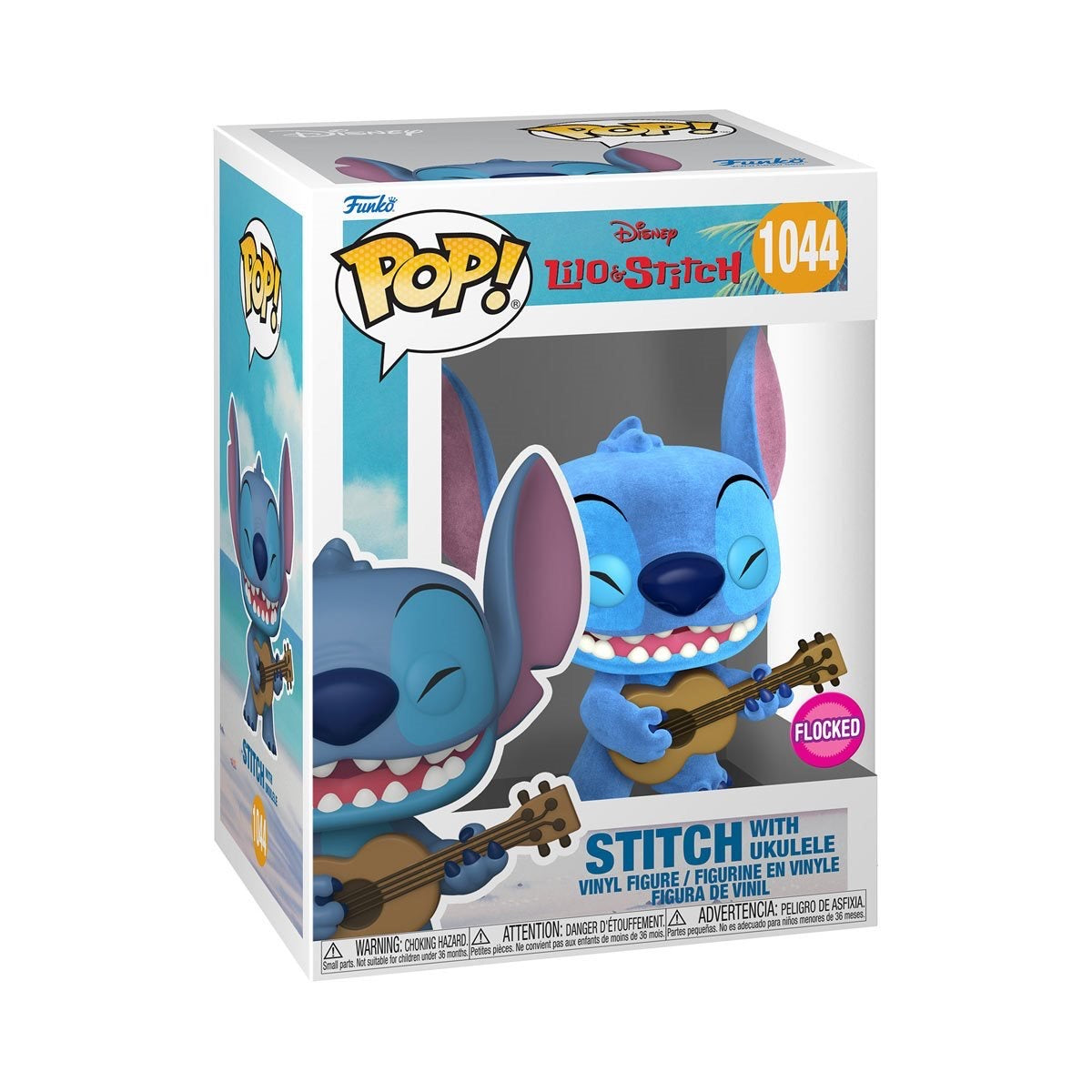 POP! Disney Flocked Stitch Pop & Tee Medium