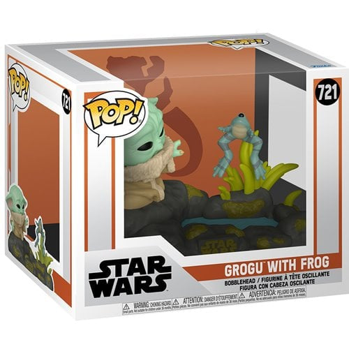 POP! Star Wars Mandalorian Grogu w/Frog #721