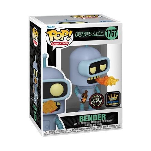 POP! Animation Futurama Bender CHASE Bundle #1757