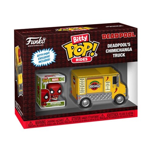 Bitty Pop Ride Deadpool w/Chimichanga Truck