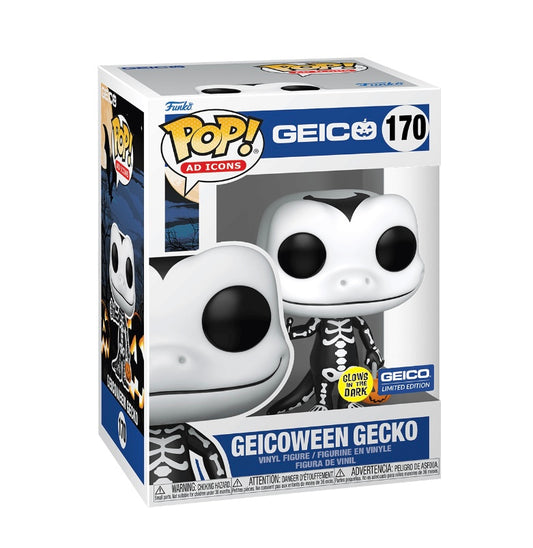 POP! Ad Icons Geico Gecko (White) GITD #170