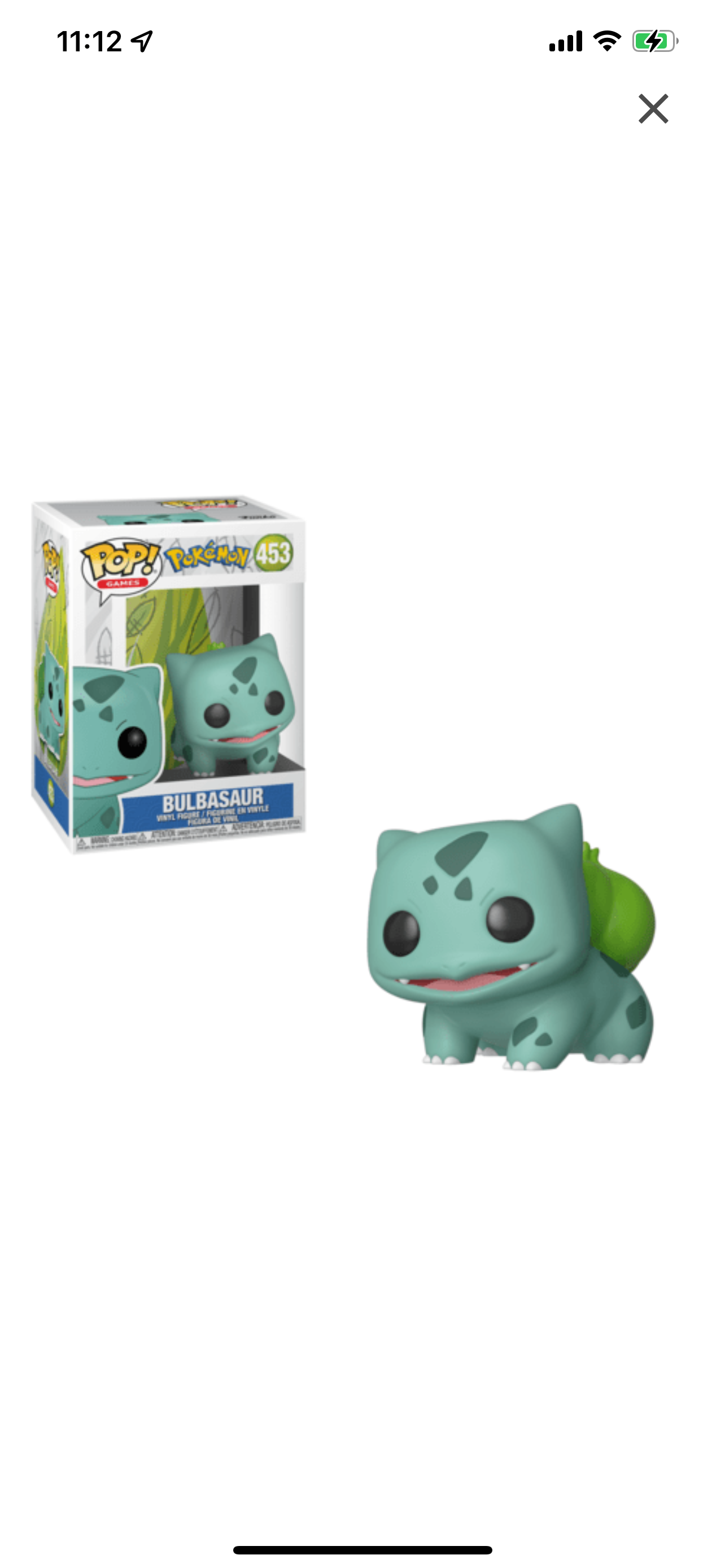 POP! Games Pokémon Bulbasaur #453