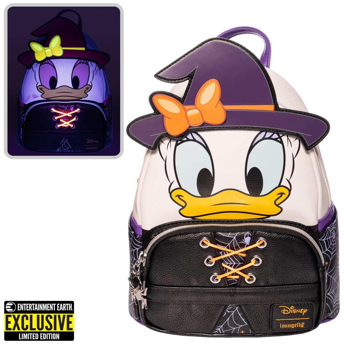 Loungefly Daisy Witch GITD Mini Backpack