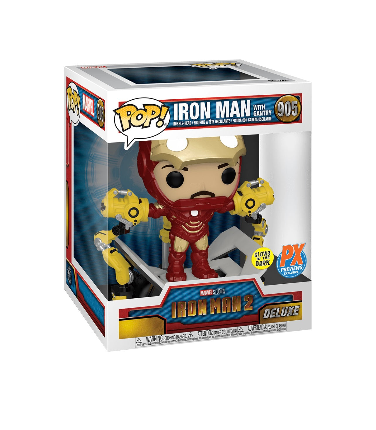 POP! Marvel Iron Man w/Gantry GITD #905