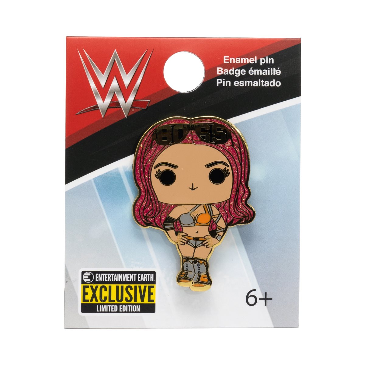 POP! Pin WWE Sasha Banks Glitter