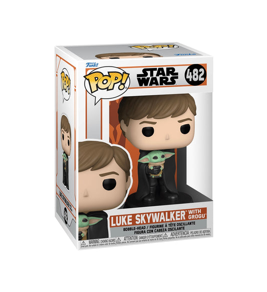 POP! Star Wars Mandalorian Luke w/Grogu #482