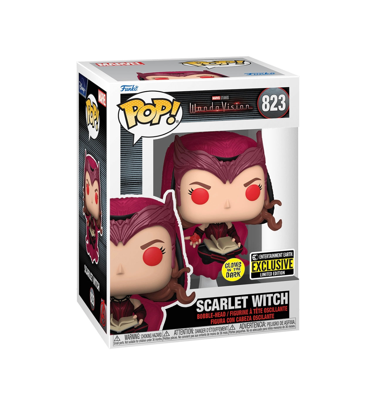 POP! Marvel WandaVision Scarlet Witch GITD #823