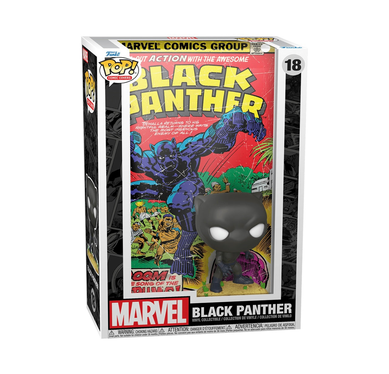 POP! Marvel Comic Cover Black Panther #18