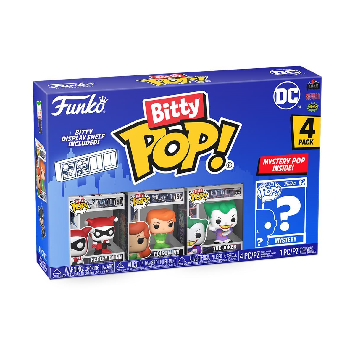 Bitty Pop DC Harley Quinn 4pk