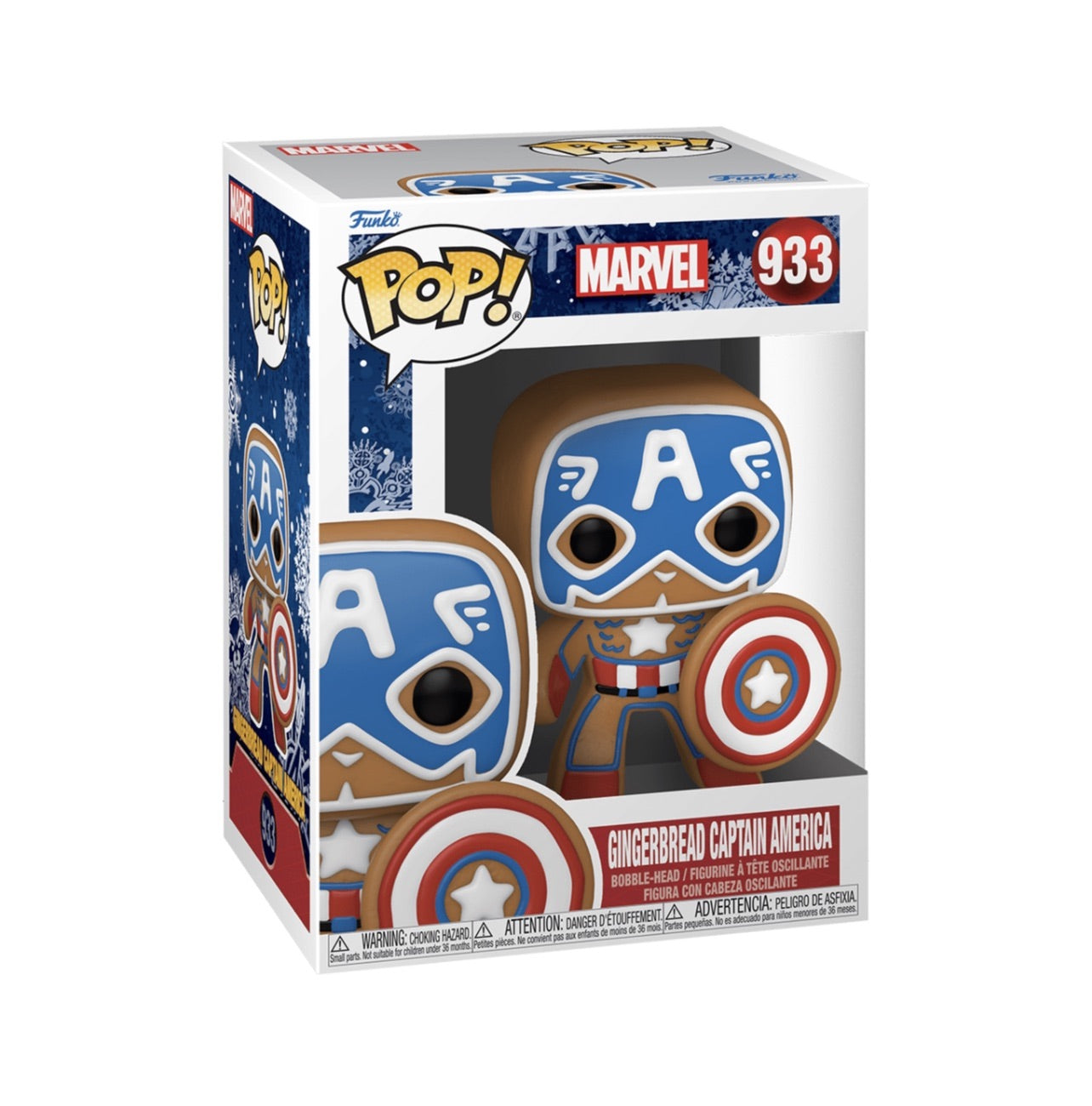 POP! Marvel Gingerbread Captain America #933