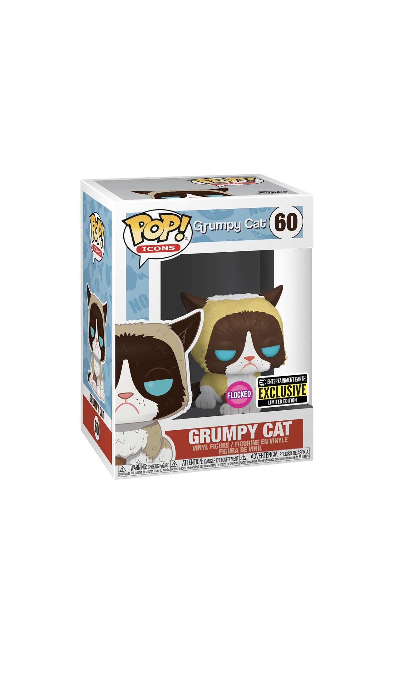 POP! Ad Icons Grumpy Cat Flocked #60 - The Fun Exchange