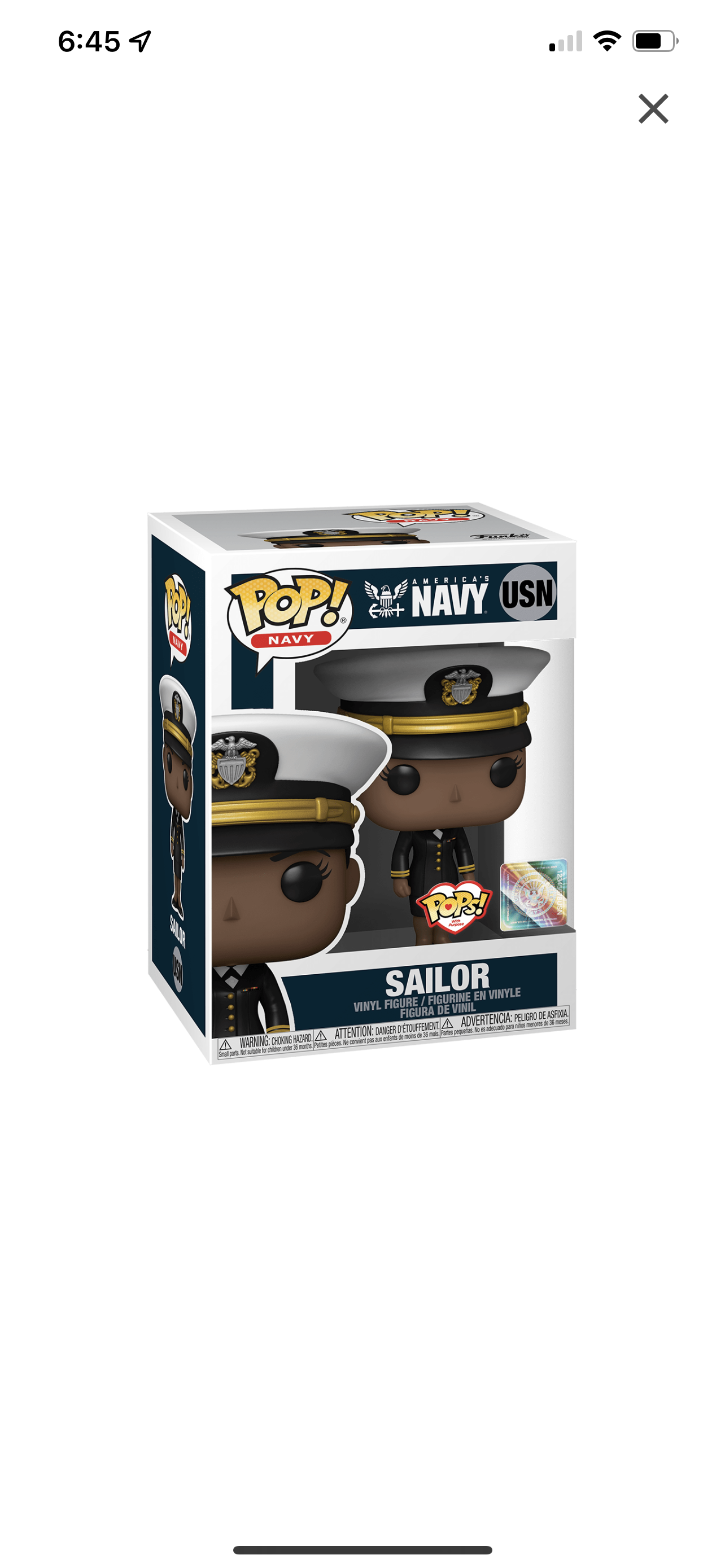 POP! Military Navy Female (African American)