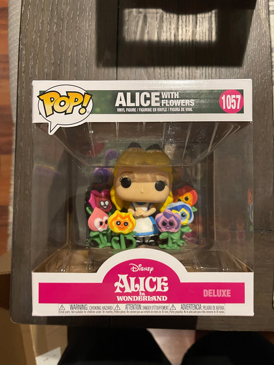 POP! Disney AIW Deluxe Alice w/Flowers #1057