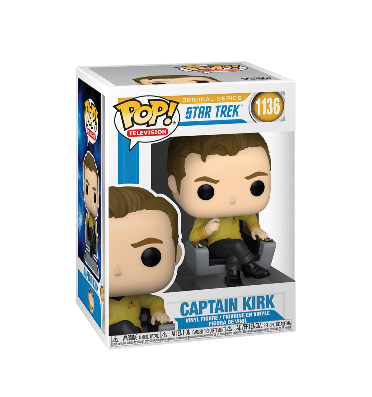 POP! TV Star Trek Captain Kirk #1136