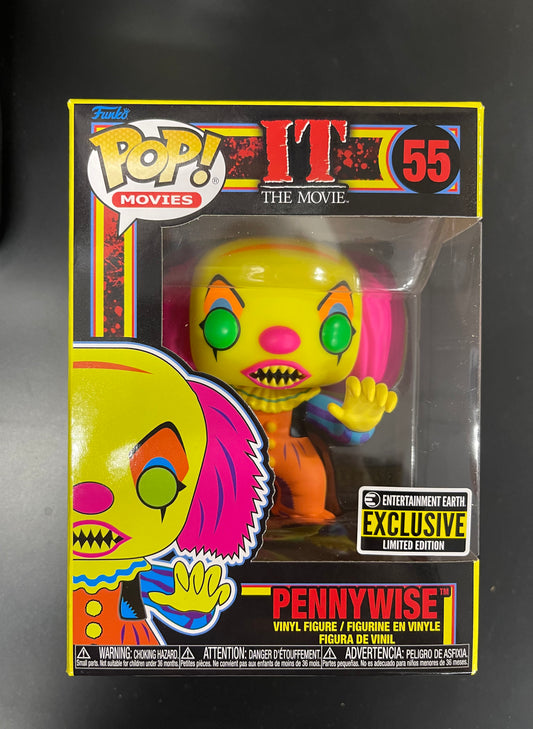 POP! Movies Blacklight Pennywise #55