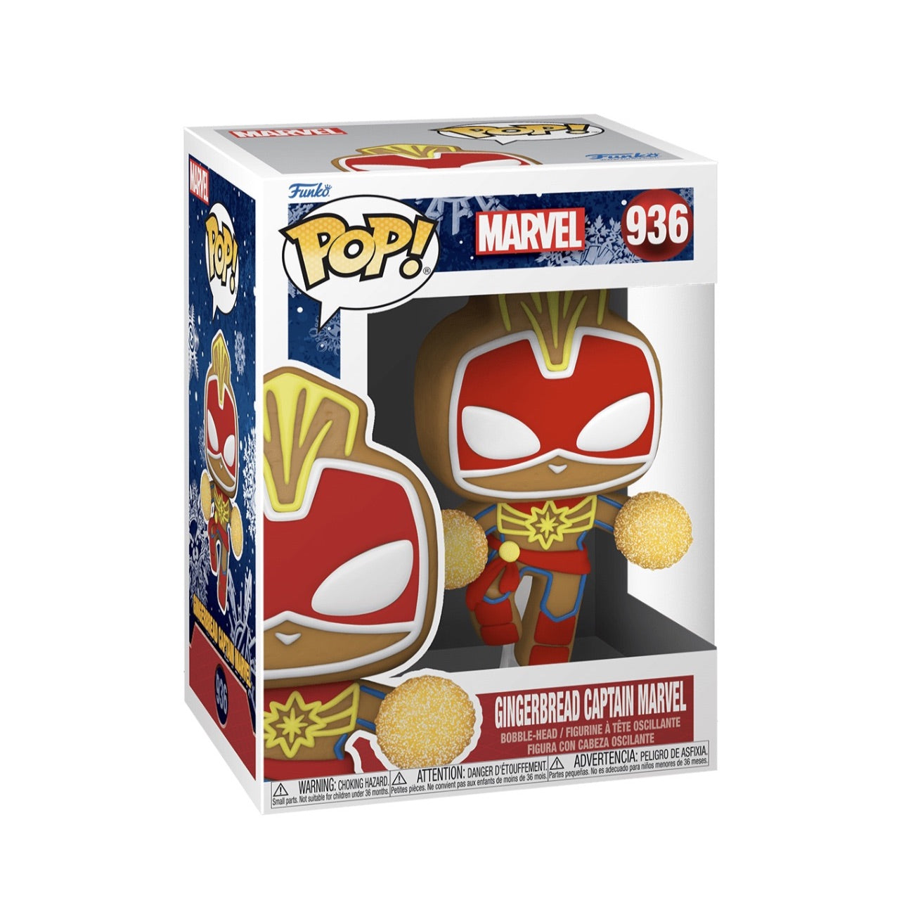 POP! Marvel Gingerbread Captain Marvel #936