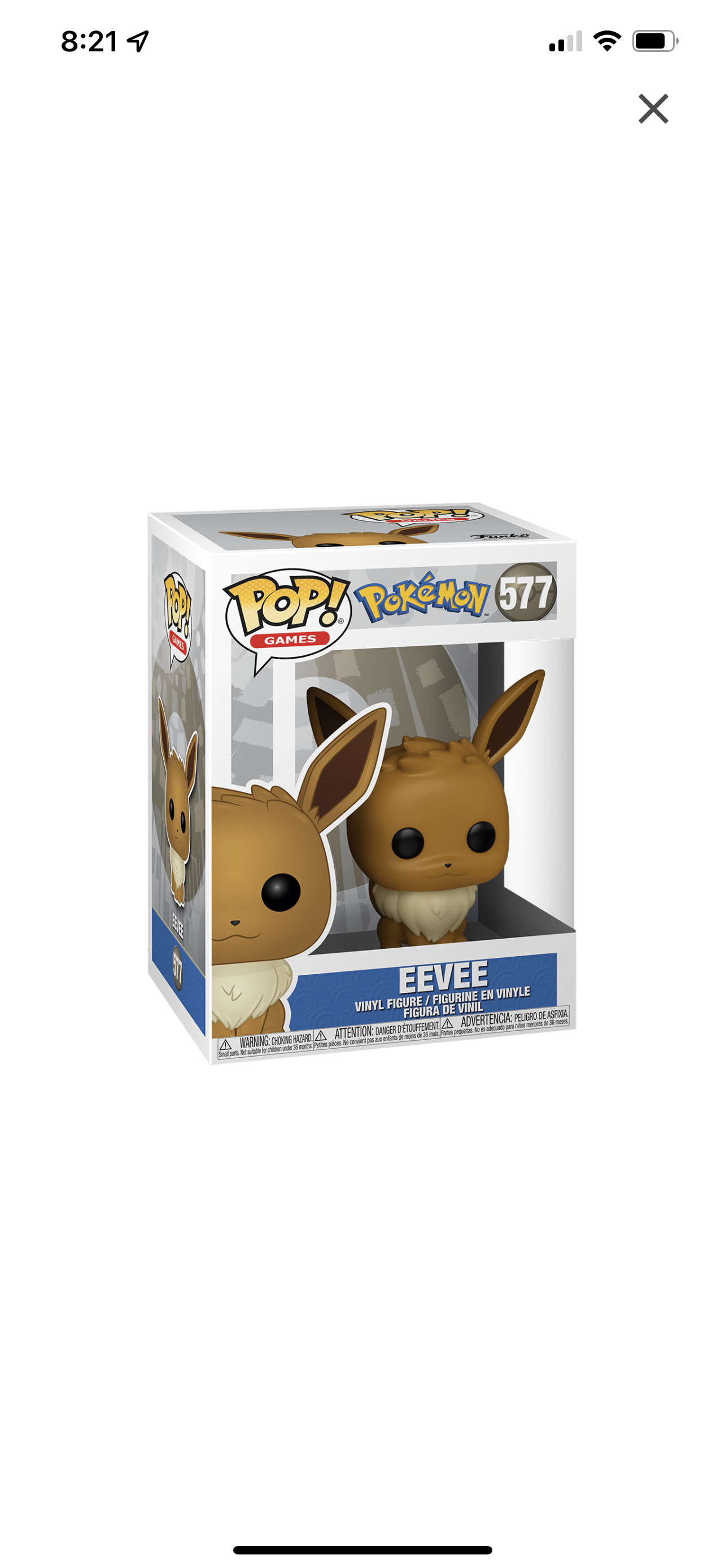 POP! Games Pokémon Eevee #577