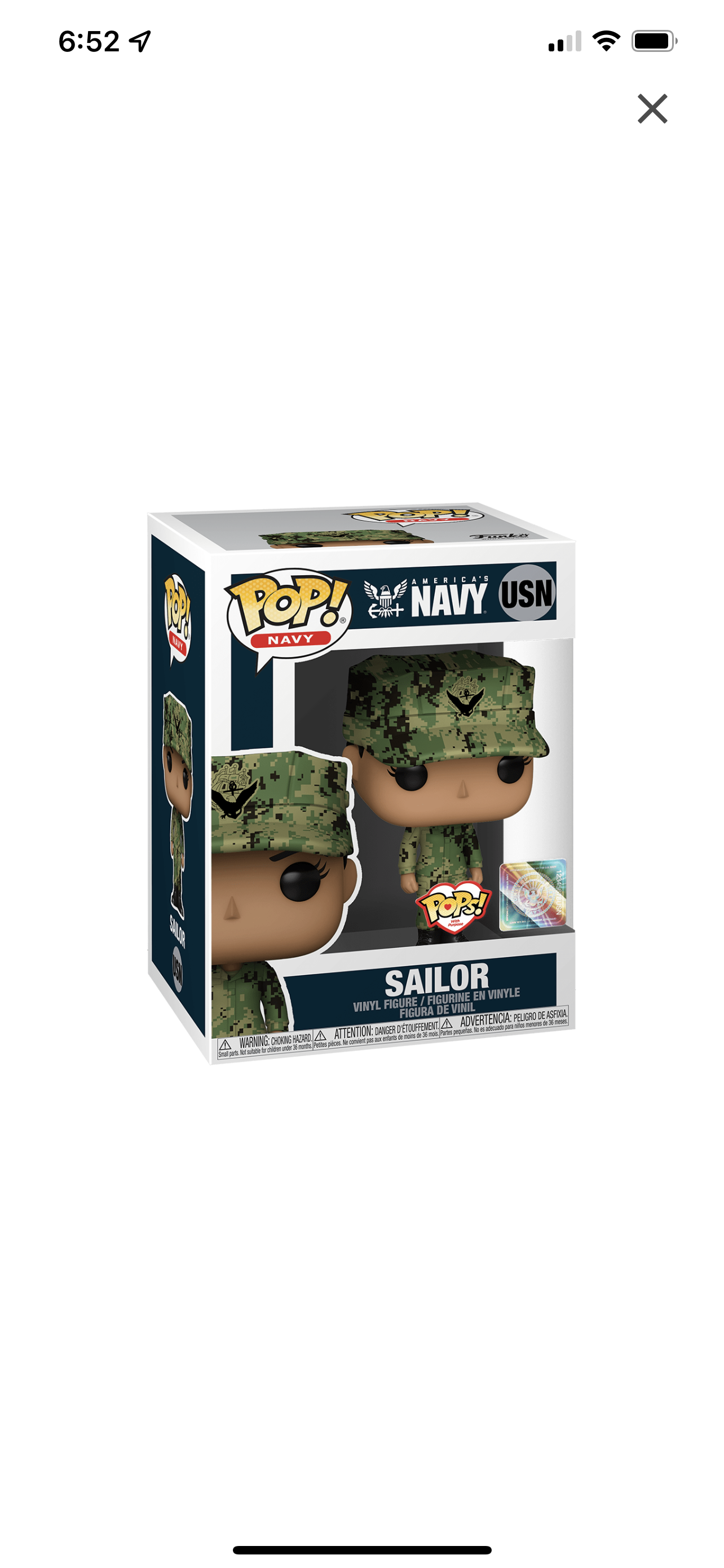 POP! Military Navy Female (Hispanic)