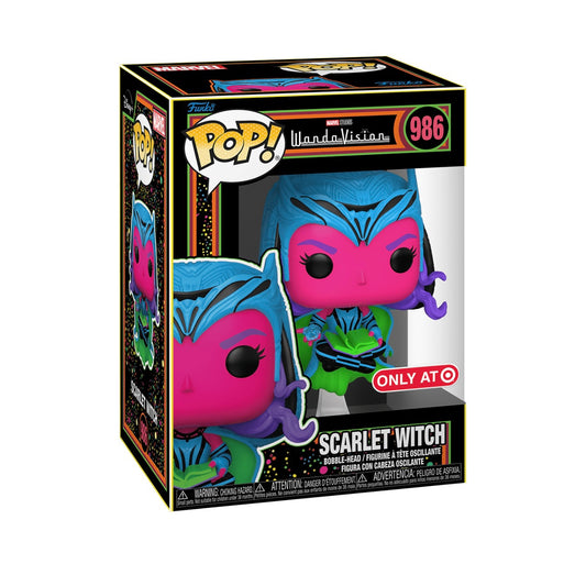 POP! Marvel WandaVision Blacklight Scarlet Witch #986