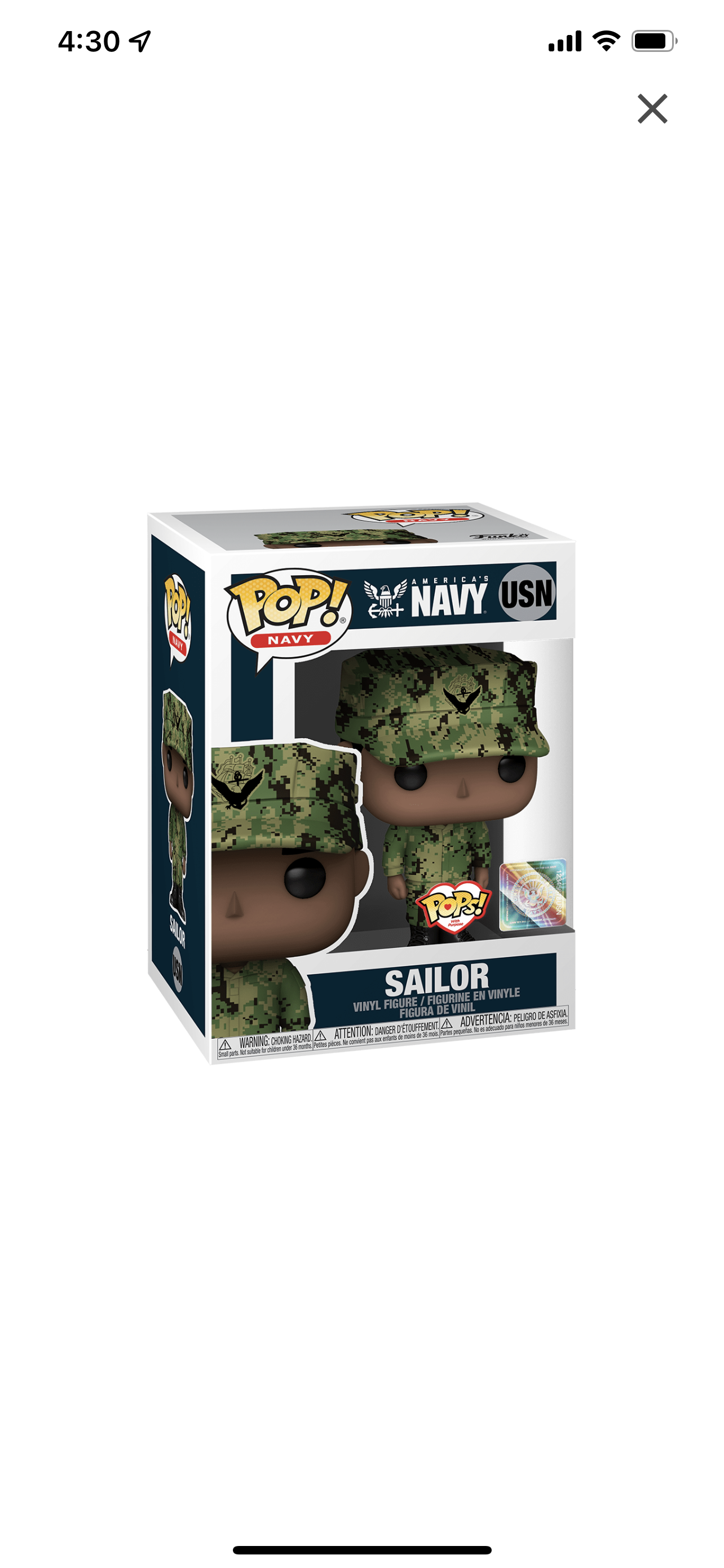 POP! Military Navy Male (African American)