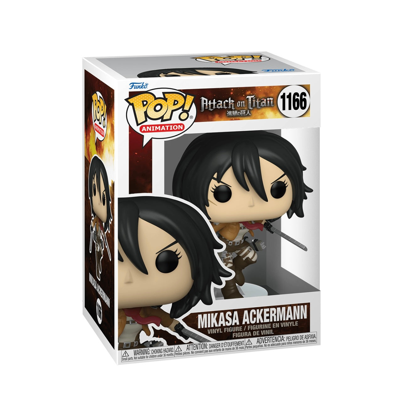 POP! Anime Attack on Titan Mikasa Ackerman #1166