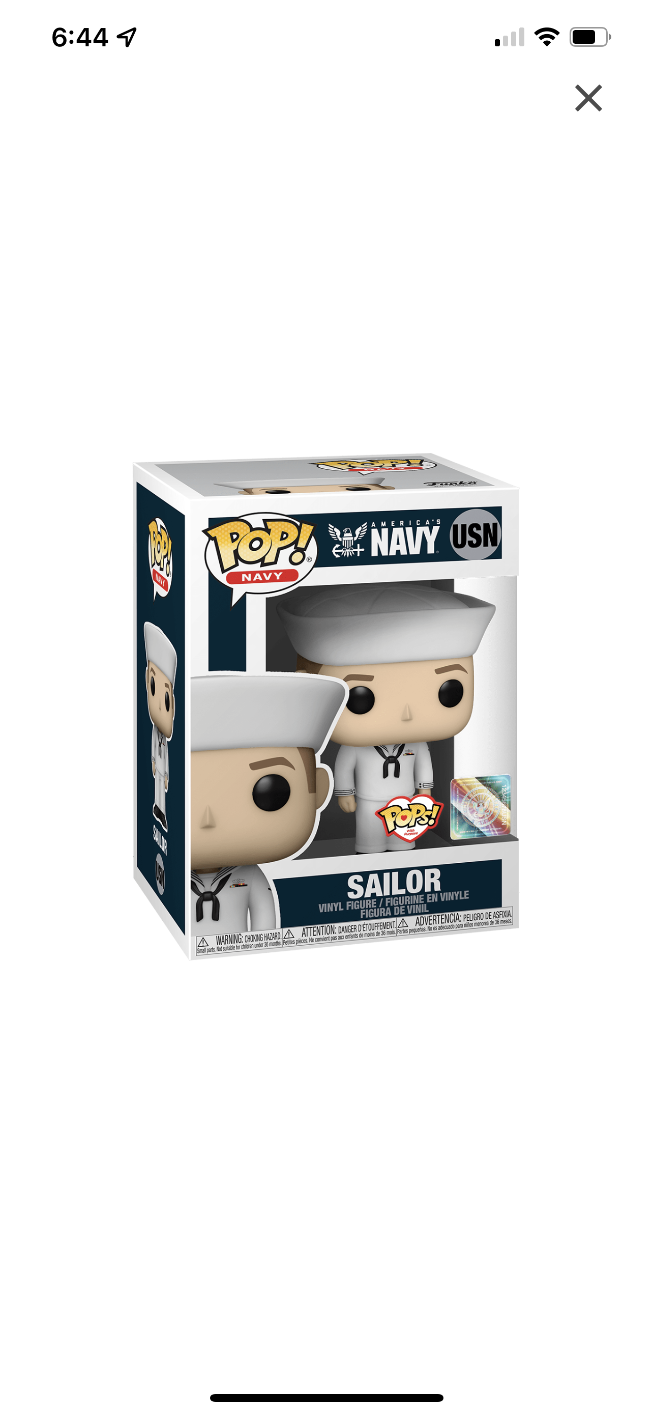 POP! Military Navy Male (Caucasian)
