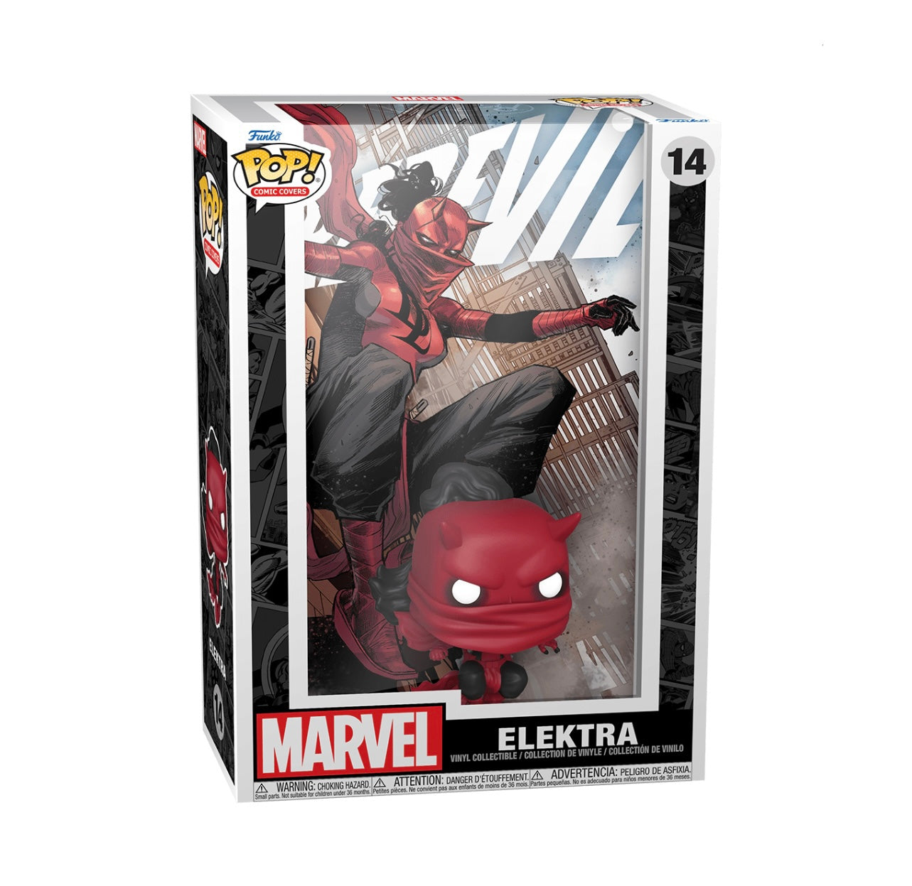 POP! Marvel Comic Cover Daredevil Elektra #14