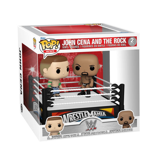 POP! WWE Cena Vs. Rock Ring 2pk